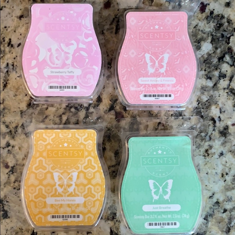 Four bar Scentsy wax bundle